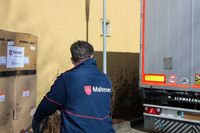 Allein 150 Transporte bind bisher von den Maltesern in Deutschland auf den Weg gebracht worden, um der ukrainischen Bevölkerung zu helfen. Foto: action medeor